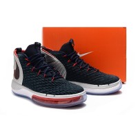  Кроссовки Nike Alphadunk черно-белые с красным